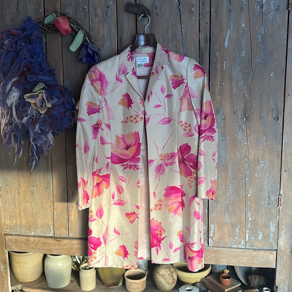 NWOT silk jacket